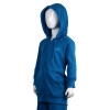 Austral BOYS COTTON JACKET WITH HOOD- BLUE Azul