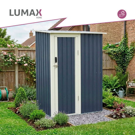 Caseta Galpon Jardin Lumax sussex Gris Oscuro 188x141x87 Caseta Galpon Jardin Lumax sussex Gris Oscuro 188x141x87