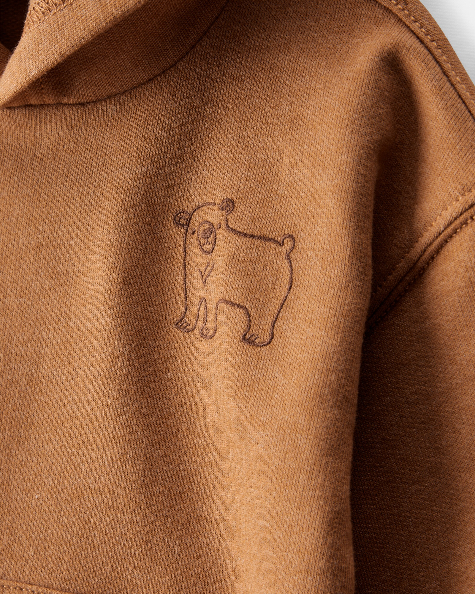 Set dos piezas de algodón, pantalón y canguro, diseño osos Sin color