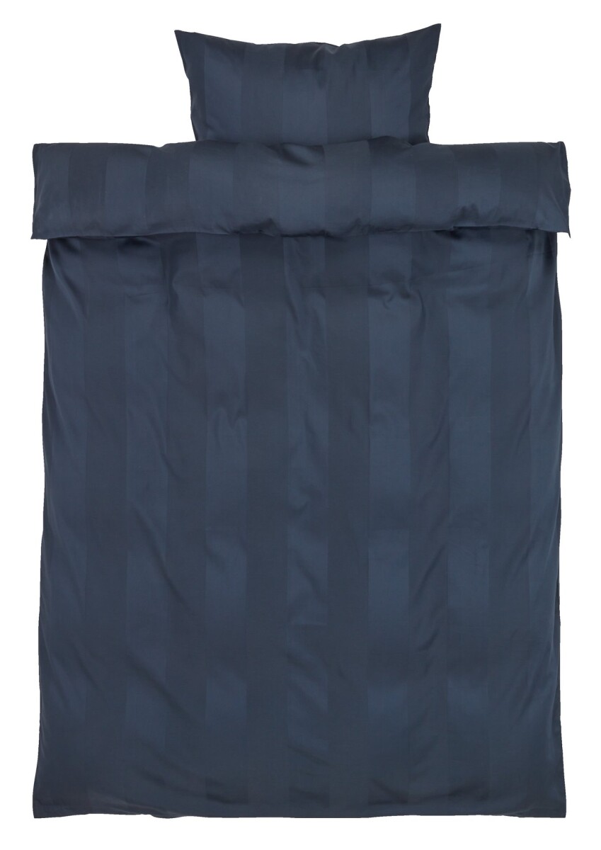 Juego funda nórdica satén BARBO 155x220 azul osc 