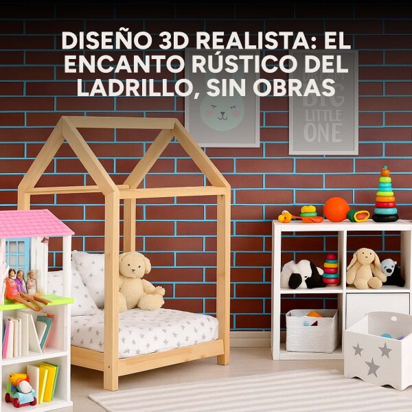 Papel Adhesivo Empapelar Ladrillo Chico Cocina 122x100 Papel Adhesivo Empapelar Ladrillo Chico Cocina 122x100