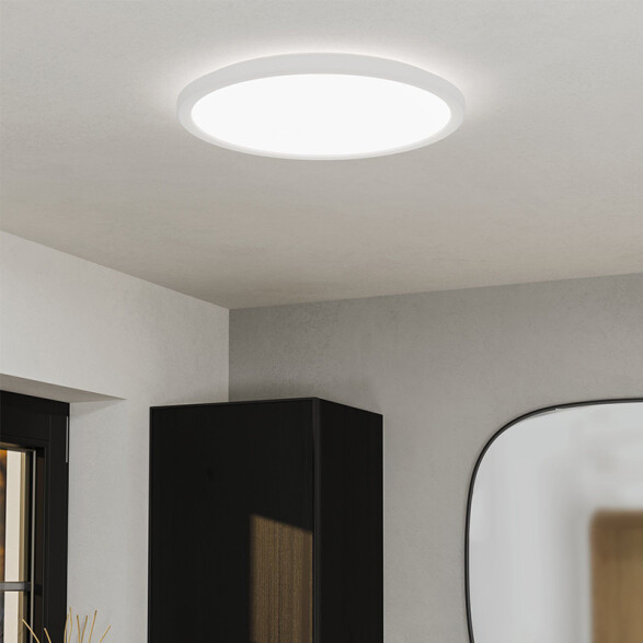 Plafón blanco LED redo. 18,5W blanco dinám. Ø389mm EG3615X