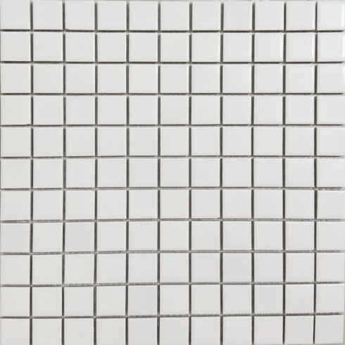 CERAMICA PASTILLA BLANCO BRILLO 30.3X30.3 GAMAS DE BLANCO