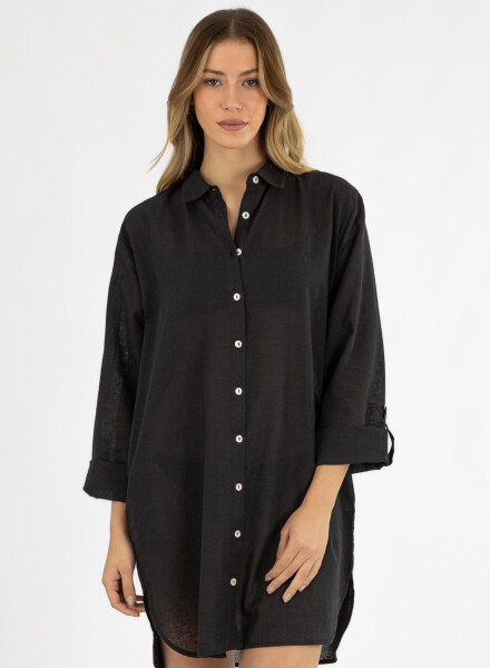 Camisola light tropic Negro