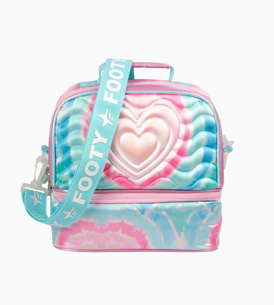 LUNCHERA FOOTY CORAZON - ROSA 