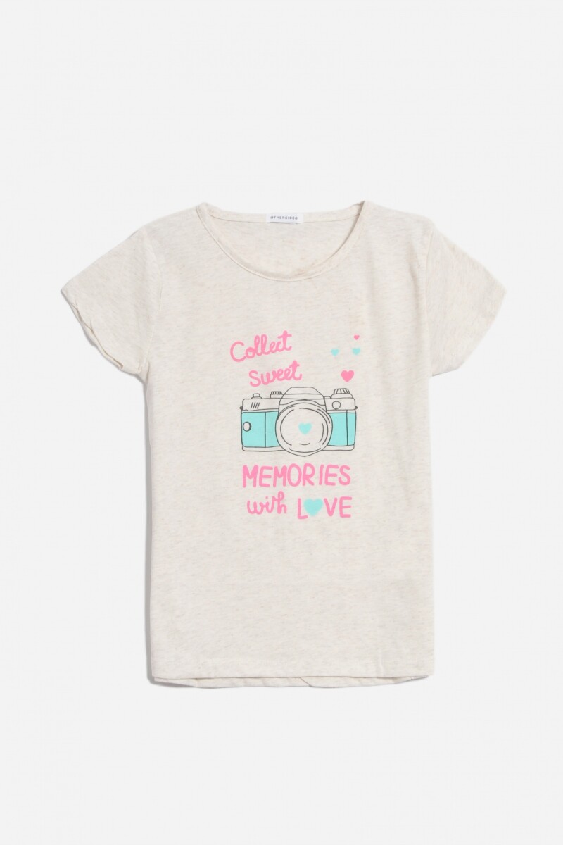 Remera Sweet Memories - Gris 