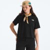 Remera corta holgada Evolution Simple Dome Tnf Black