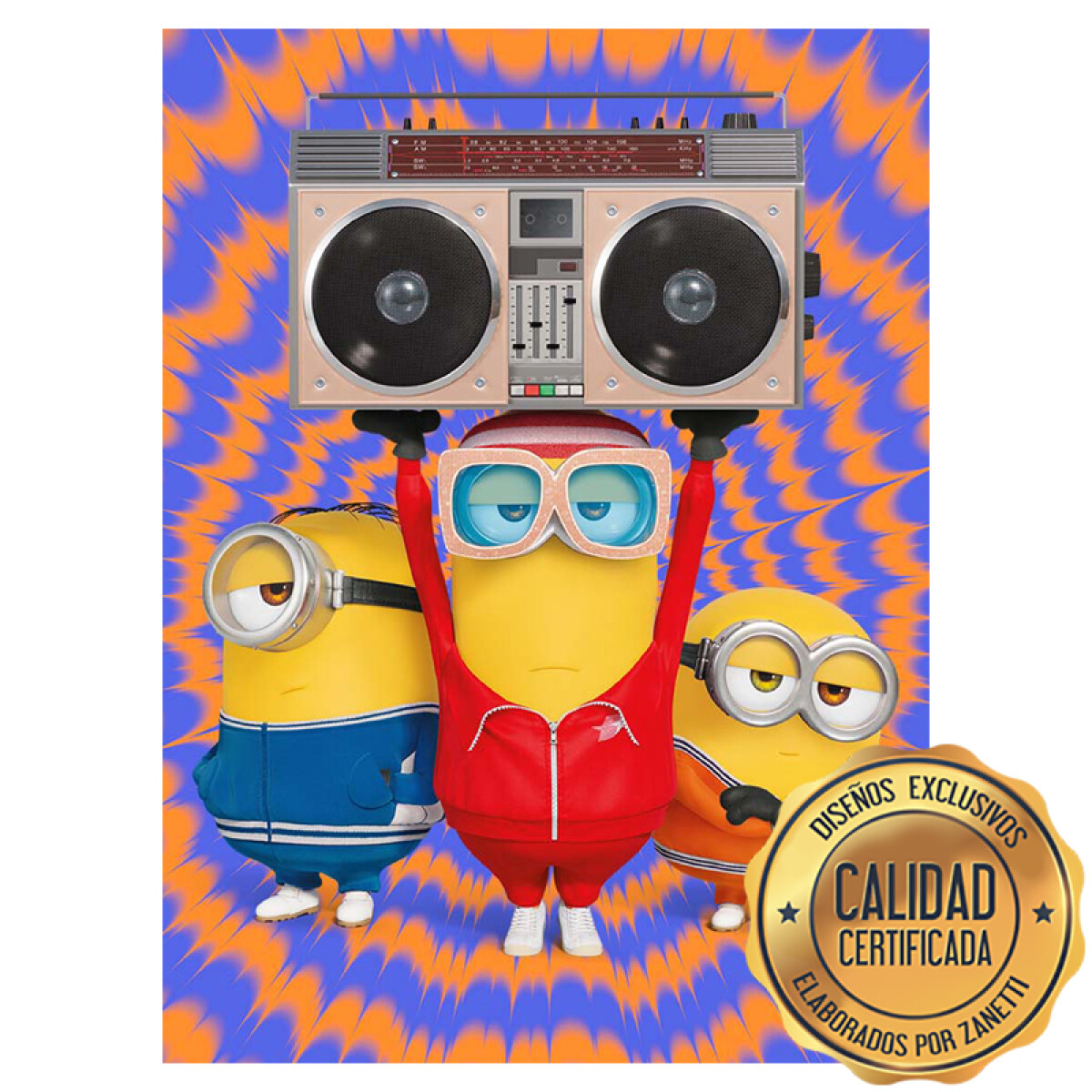 Lámina Minions - Radio Rect. 