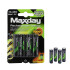 Pilas Recargable Maxday Pack X4 Aaa 2800mah 1.2v Ni-mh Pilas Recargable Maxday Pack X4 Aaa 2800mah 1.2v Ni-mh