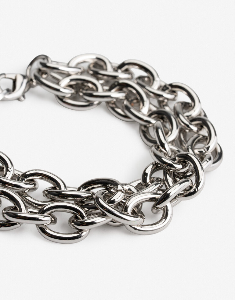 Pulseras Flexibles Metal Pulseras Flexibles Metal - Plateado Rodio