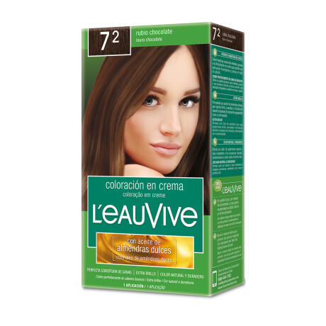 TINTA LEAU VIVE KIT ESTUCHE Nº7.2 RUBIO CHOCOLATE TINTA LEAU VIVE KIT ESTUCHE Nº7.2 RUBIO CHOCOLATE