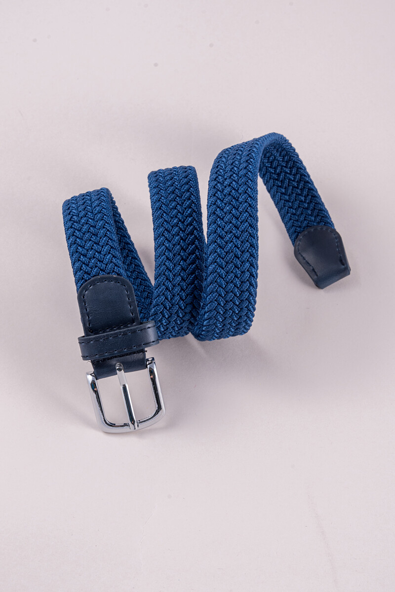 Cinturón elastizado Azul
