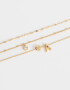 Collares Cortos De inicial Collar Corto De Inicial "a" - Dorado