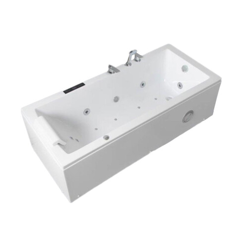 Bañera Con Hidromasaje Blanco Autoportante 1700X750X550 Full Equip 8 Jets C/Grif Der Motor 1.5 BLANCO