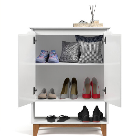 Zapatera dos puertas con espacio inferior - base en madera Zapatera dos puertas con espacio inferior - base en madera