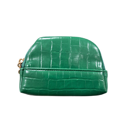 Monedero acharolado Verde
