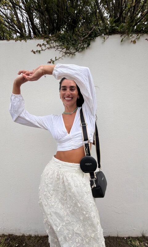 BANDOLERITA CALATHEA NEGRO