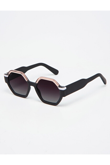 Lentes Tiwi Valette Rubber Bicolor Black/pink With Burgundy Gradi
