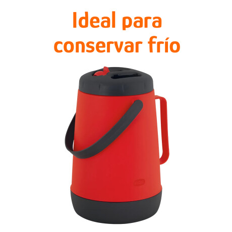 Jarra Térmica Mor Camp 2,5L Frío/Calor PicoVertedor Portatil Rojo