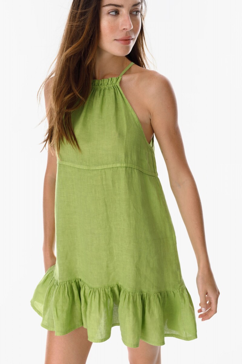 Vestido Lola - Verde Pistacho 