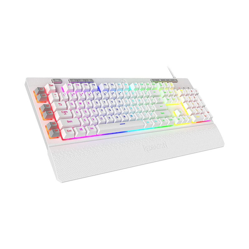 Teclado Gamer Redragon Shiva K512 RGB Membrana White Teclado Gamer Redragon Shiva K512 RGB Membrana White
