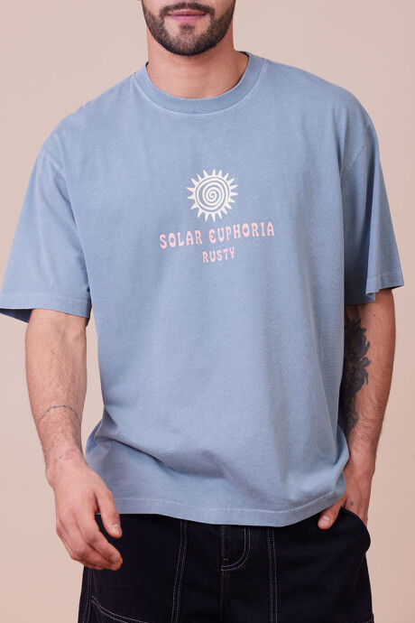 T-SHIRT GONET RUSTY Azul Piedra