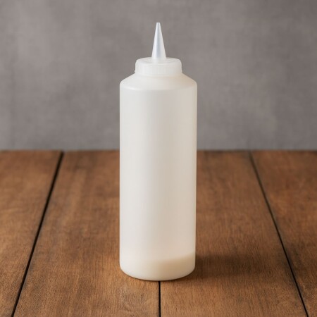 POTE DISPENSADOR PARA SALSAS 750ML BLANCO Blanco