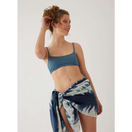 Pañuelo batik Azul