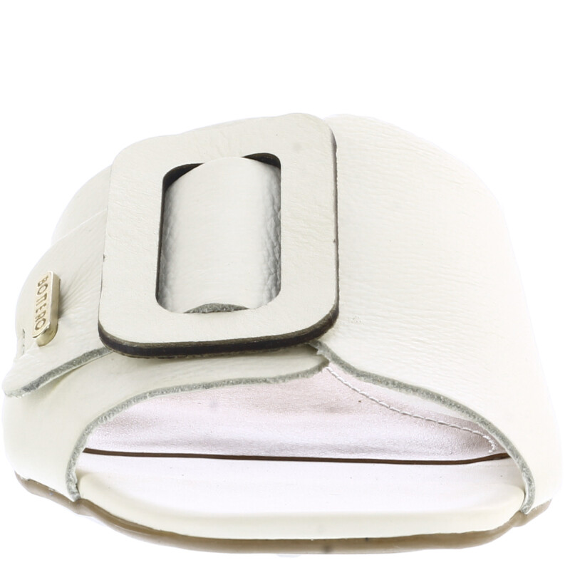 Zuecos de Mujer Bottero c/hebilla Blanco Hueso