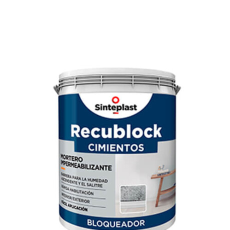 Recublock Cimientos 12lts Recublock Cimientos 12lts