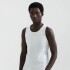 CAMISETA REGATA MASC BRANCO MESCLA