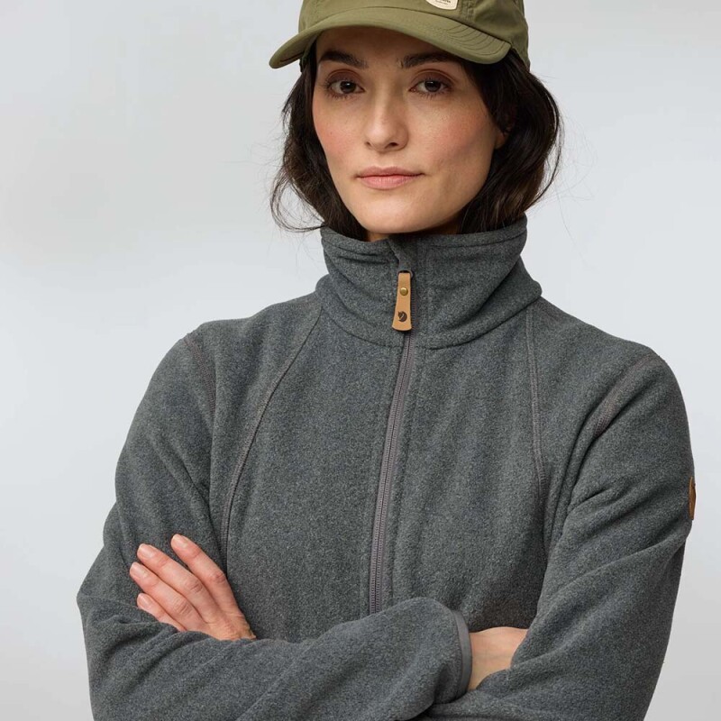 Casaca Fjallraven Stina Fleece Mujer Dark Grey