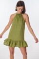 Vestido Lola Verde Militar