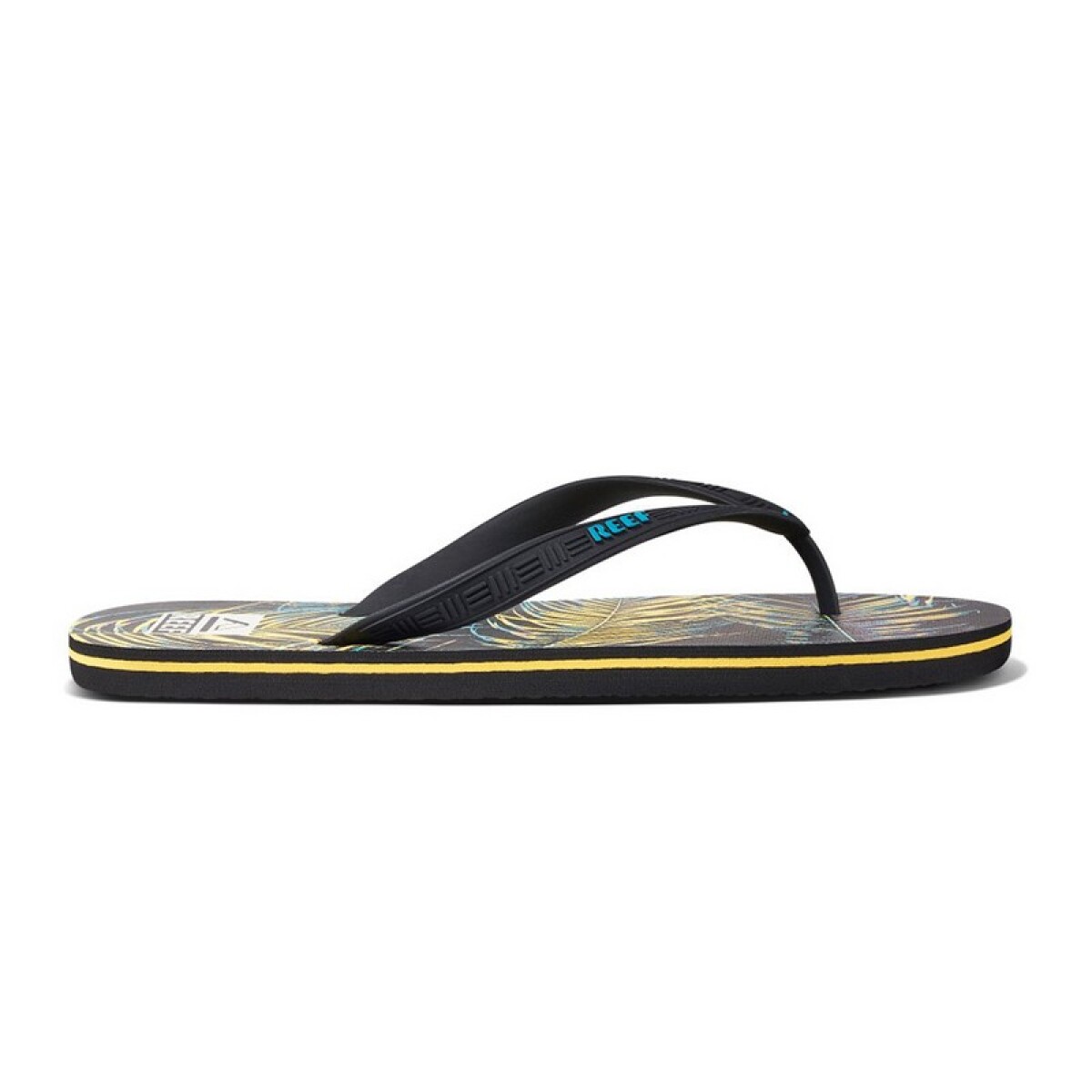 Ojotas Reef Seaside Prints - Negro 