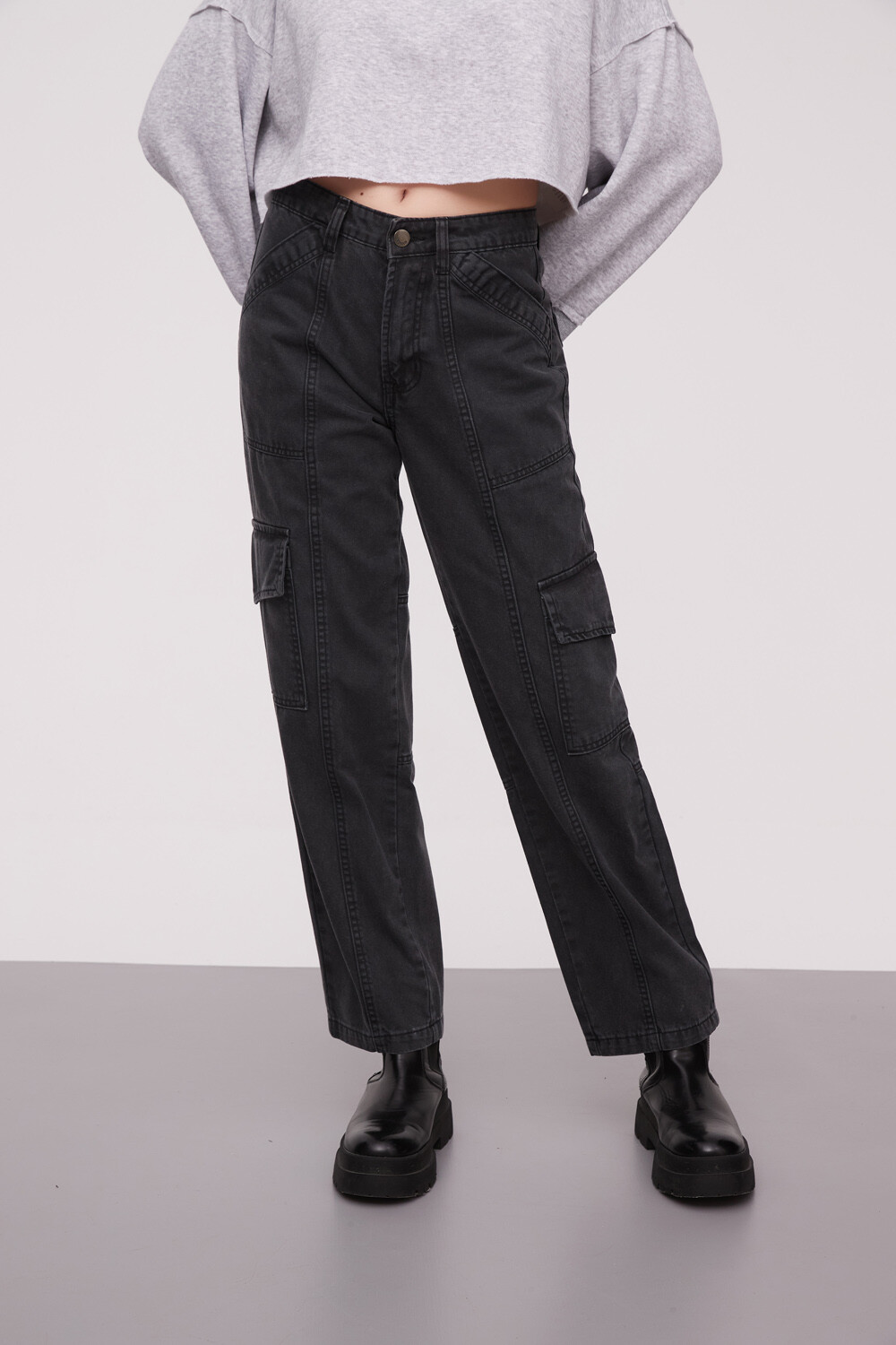 Pantalon Vima Gris Oscuro