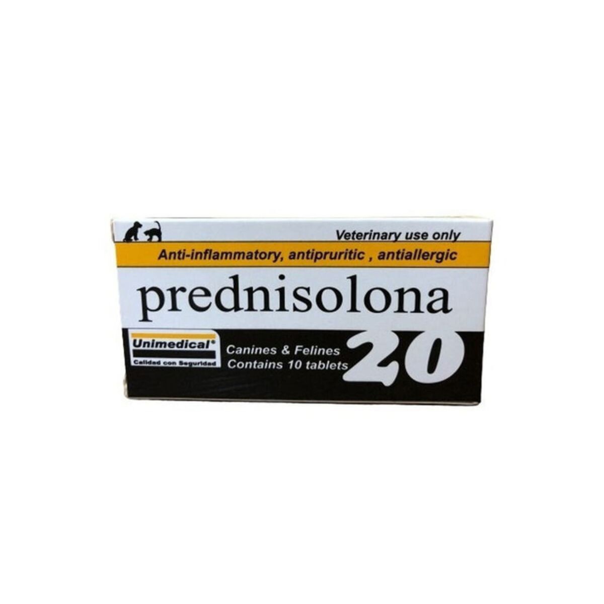 PREDNISOLONA 20 MG X CAJA DE 10 COMPRIMIDOS 