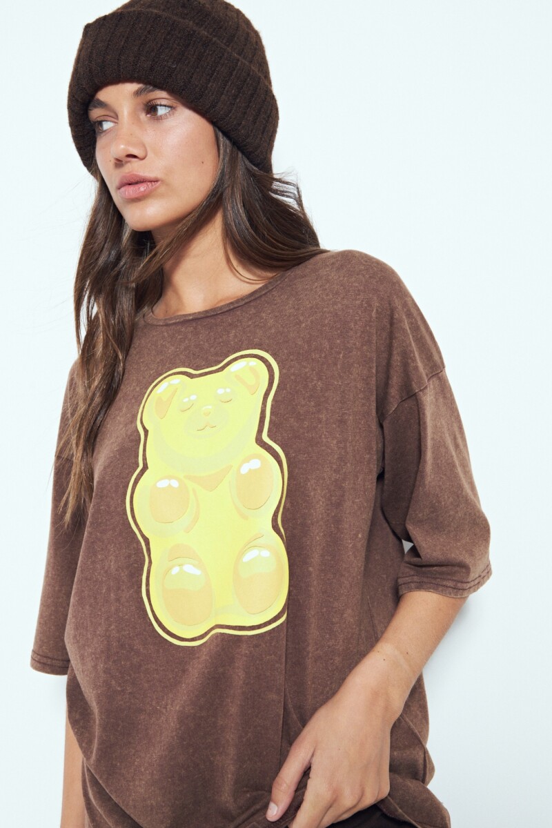 REMERA PEPEROMIA Chocolate