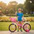 Bicicleta infantil Shengdi Rodado 16 Canasto Parrilla Hadas Color Rosa Oscuro