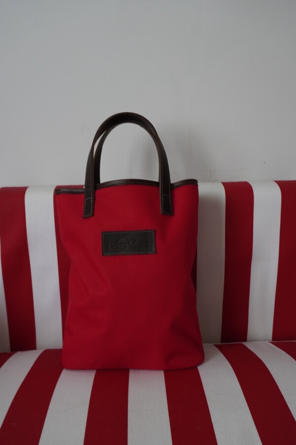 Matera Lona Chocolate / Rojo