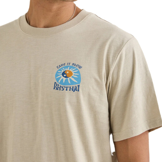 Remera Rhythm Slow Down Slub - Beige Remera Rhythm Slow Down Slub - Beige