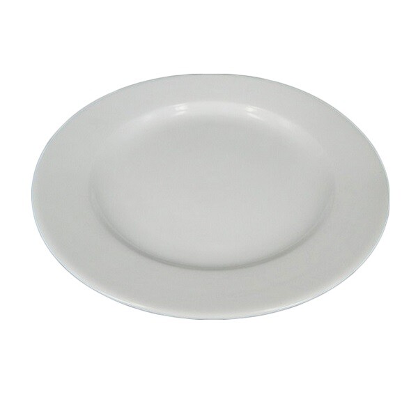 Plato llano blanco clasico 24 cms. G-03 Plato llano blanco clasico 24 cms. G-03