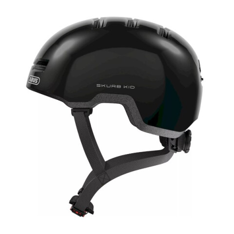 CASCO DE NIÑO ABUS SKURB KID - GREY STARS Shiny Black