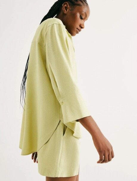 CAMISA MANGA LARGA VERDE