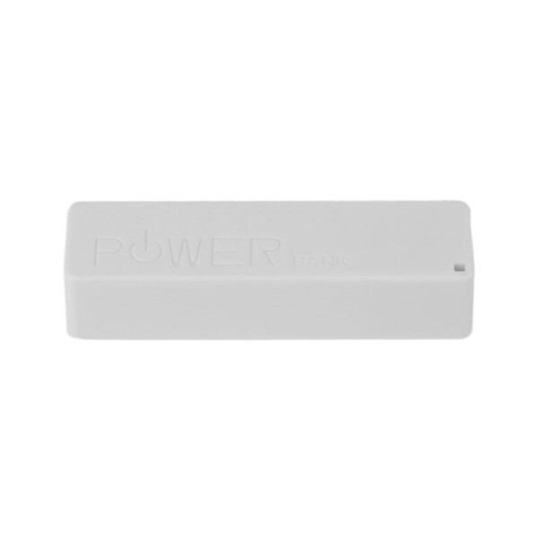 Cargador Power Bank 2600mah Batería Respaldo C/ Cable Usb Variante Color Blanco