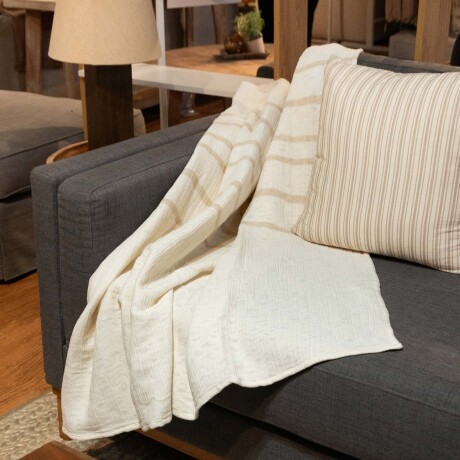 THROW ALGODON TEJIDO STRIPE