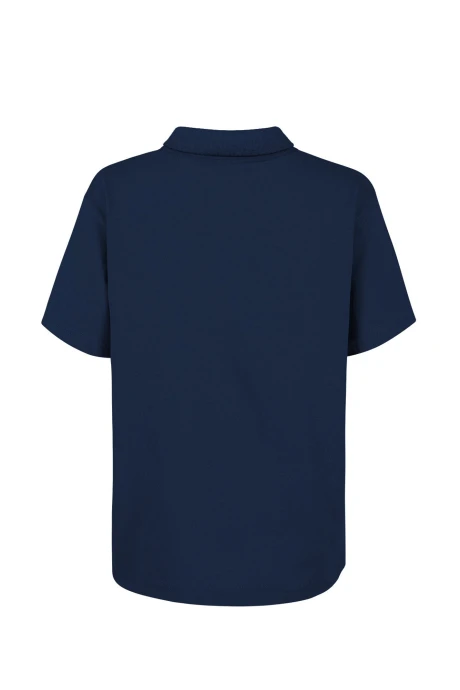 Remera chomba algodón niño Azul marino