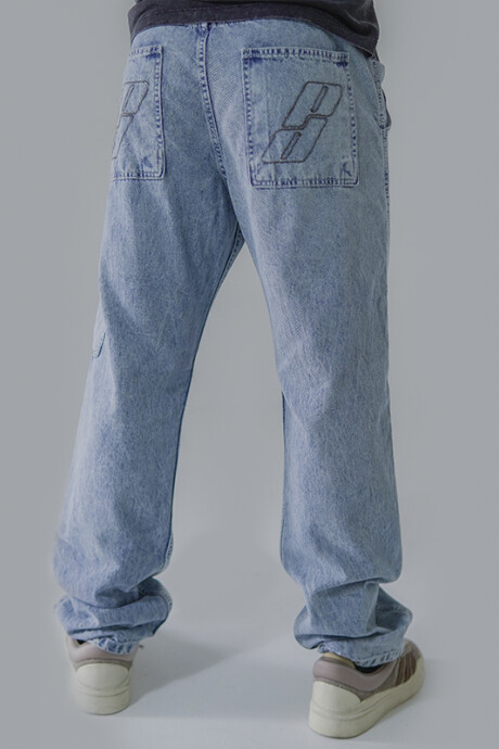 Jean Pulau Jargo Men Azul