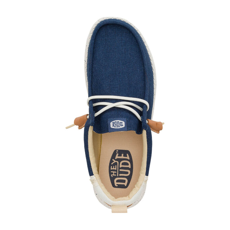 Wally Craft Linen - Hombre Sargasso Blue/white