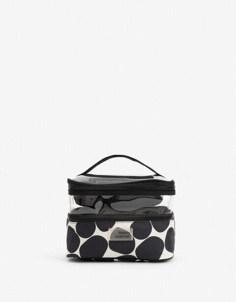 Porta Cosméticos Estampado Lunares