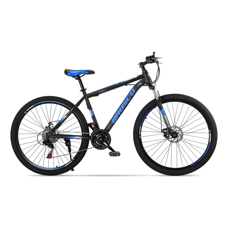 Bicicleta Montaña Rodado 26 Con 21 De Velocidad Aro 26 Azul